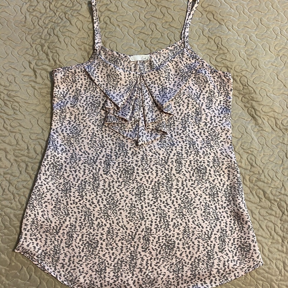 “LUSH” Neckline Ruffle Tank - Picture 2 of 13